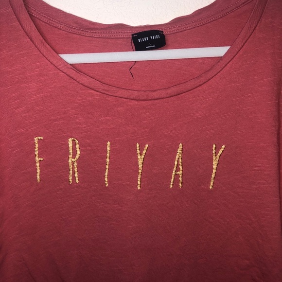 Blank Paige Embroidered Friyay top - Large C - Picture 3 of 5